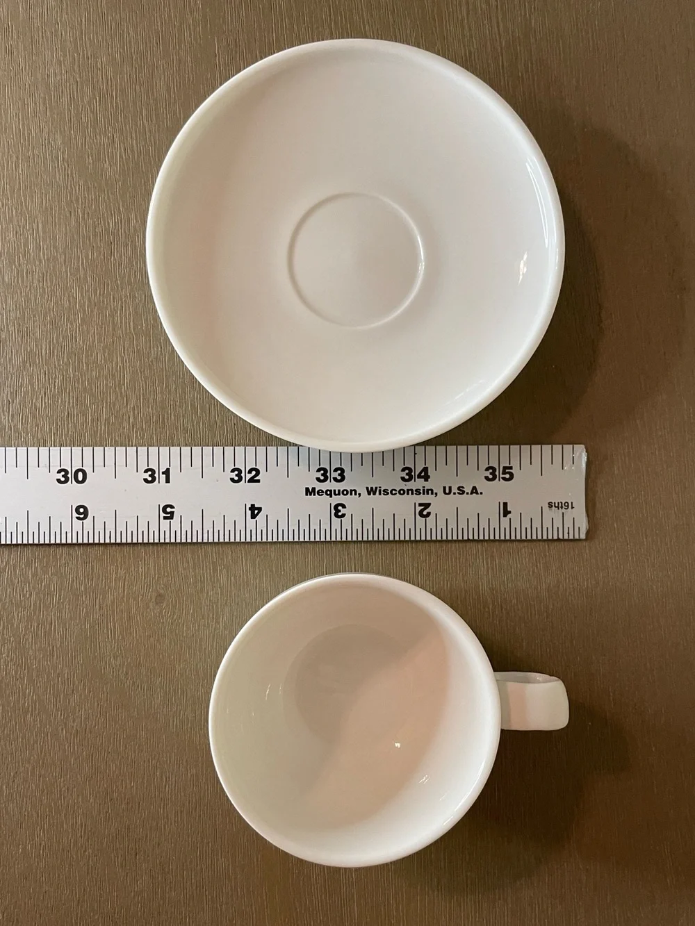 Crate&Barrel porcelain cup and saucer set